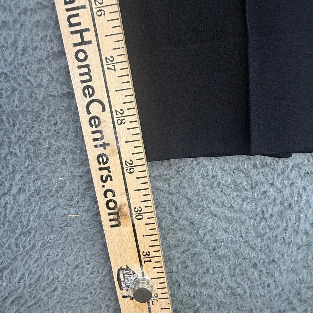 Banana Republic Dress Pants Mens 30x30 Black Tailored Slim Wool Trousers